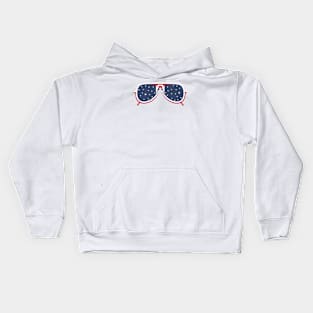 Usa Sunglasses Kids Hoodie